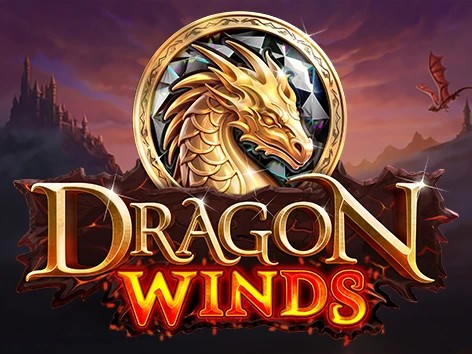 Dragon Winds slot logo by Skywind Group at Wikiluck